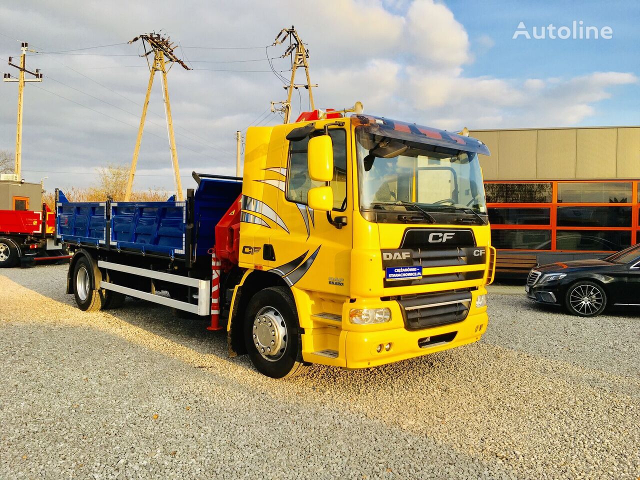 Camion Ribaltabile DAF CF 65 220 Nowy Kiper 3S HMF Super Stan In