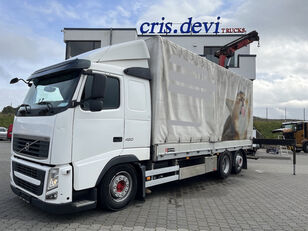 camion centinato Volvo FH 420 6x2 HMF 1430 K-4 | AHK
