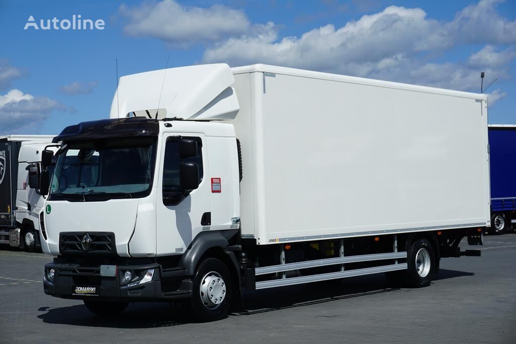 camion furgone Renault D 16 / 280 KM / ACC / E 6 / KONTENER + WINDA / ŁAD. 8855 KG / 18