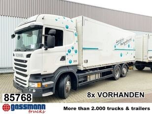 camion furgone Scania R450 LB 6x2-4 Getränkekoffer, Retarder