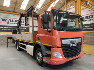 camion pianale DAF CF 330 *EURO 6* 6X2 26 TONNE BRICK GRAB – 2015 – PJ64 MXF