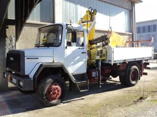 camion pianale IVECO MAGIRUS 130.D12 AK CON GRU CORMACH 800 E2