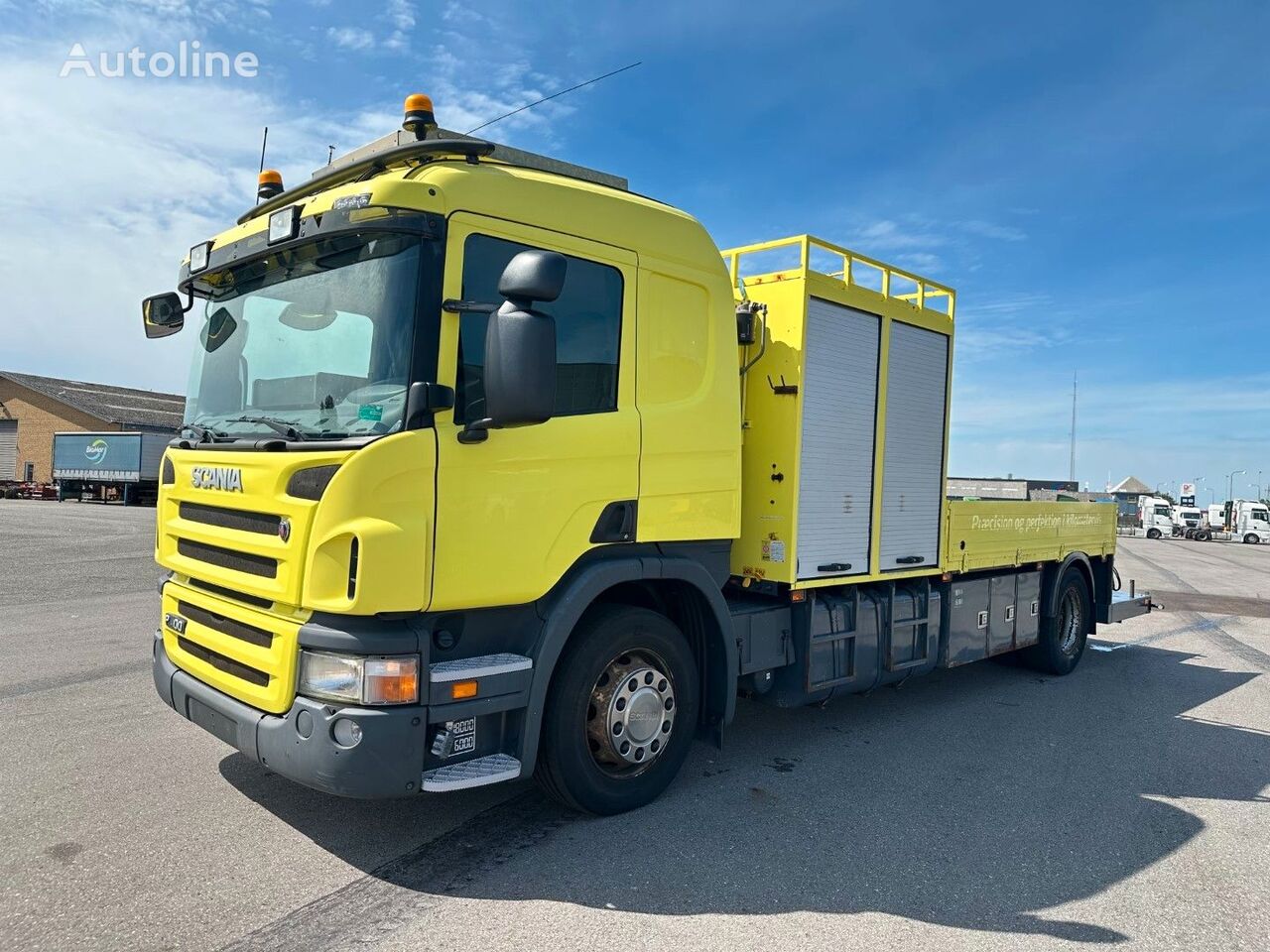 camion pianale Scania P400 4x2 MLB Euro 5 Filter 470 tkm