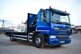 camion piattaforma DAF CF 65 4x2 HIAB 144 EURO 5 KRAN CRANE