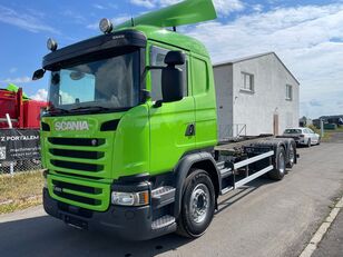 camion portacontainer Scania G490