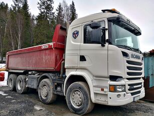 camion ribaltabile Scania R580 *8x4 *GEHAB *FULL STEEL *RETARDER *VIDEO