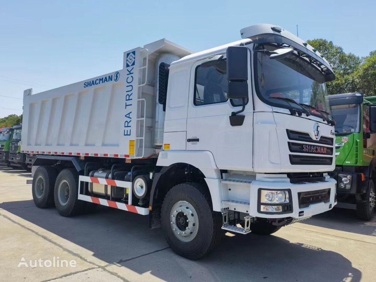 camion ribaltabile Shacman 6X4 380hp new dump truck 30t loading nuovo