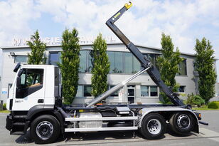 camion scarrabile IVECO Stralis 360 E6 6×2 / MARREL 20t hooklift