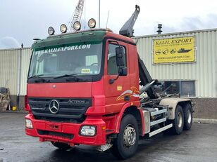 camion scarrabile Mercedes-Benz Actros 3336 MP2 Container Kipper 6x4 New Tyres Belgium Truck Big