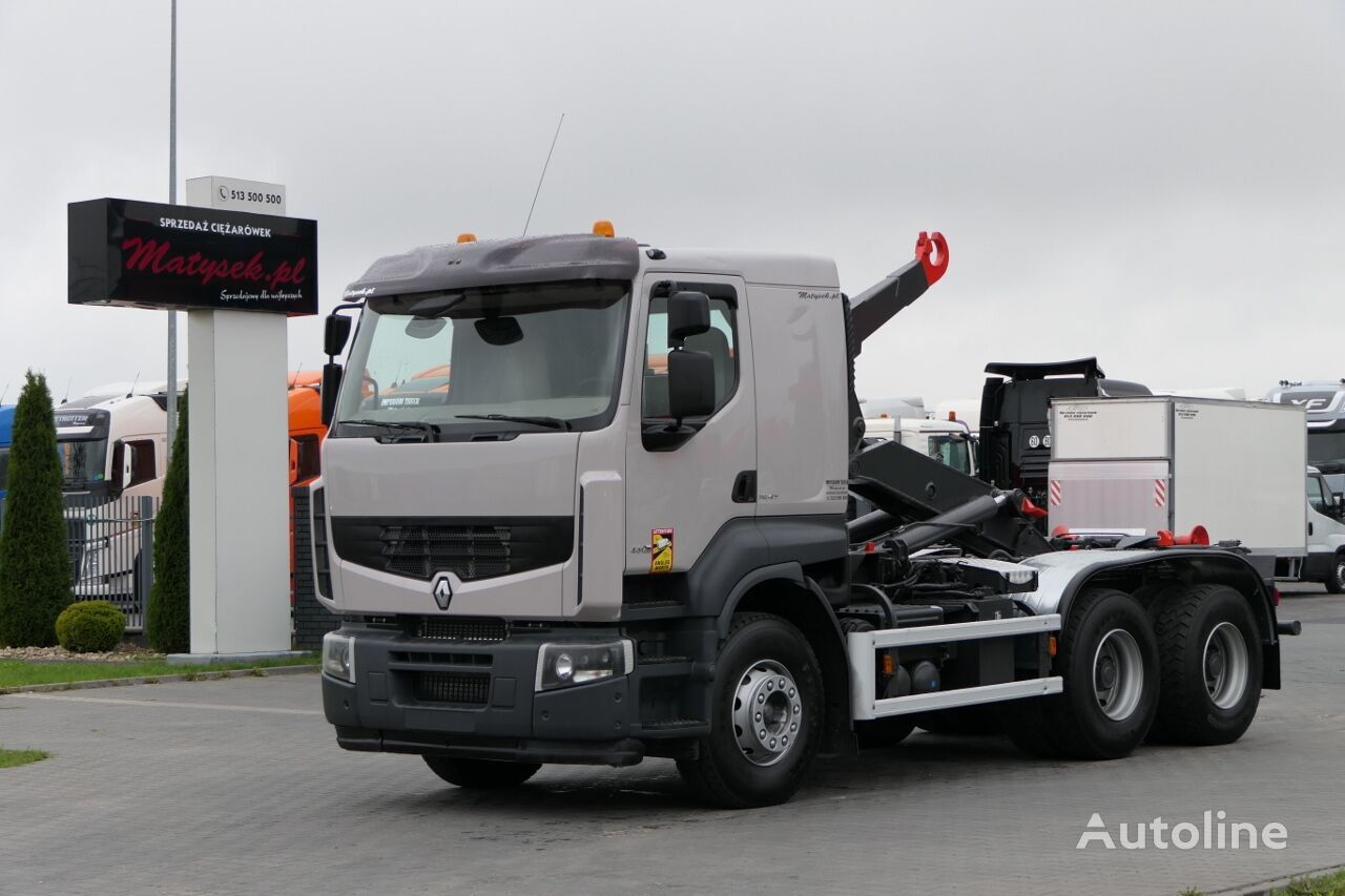 camion scarrabile Renault PREMIUM LANDER 460 DXI 6x4 Emelőhorgos