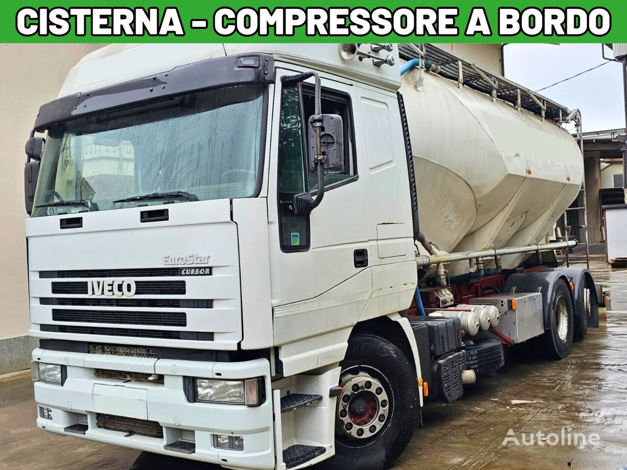 camion silo IVECO EUROSTAR CURSOR 430 TRASPORTO FARINA CEMENTO