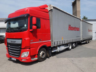 camion telonato DAF XF 460 + rimorchio telonato