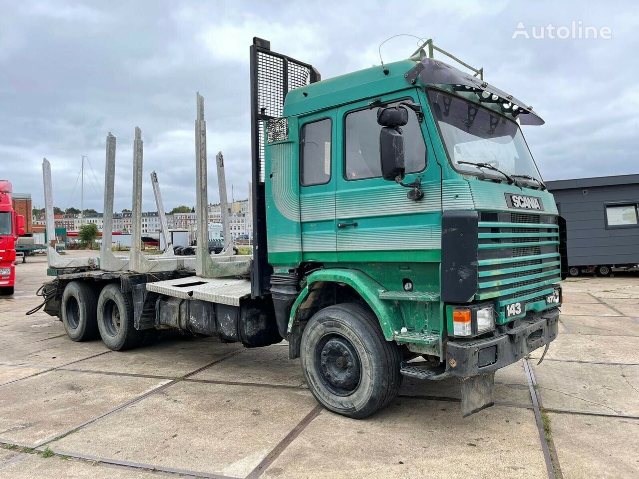 camion trasporto legname Scania R143