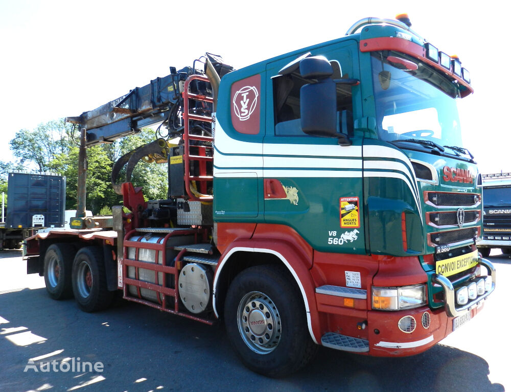 camion trasporto legname Scania R560 V8 For long woods - Para MADERA