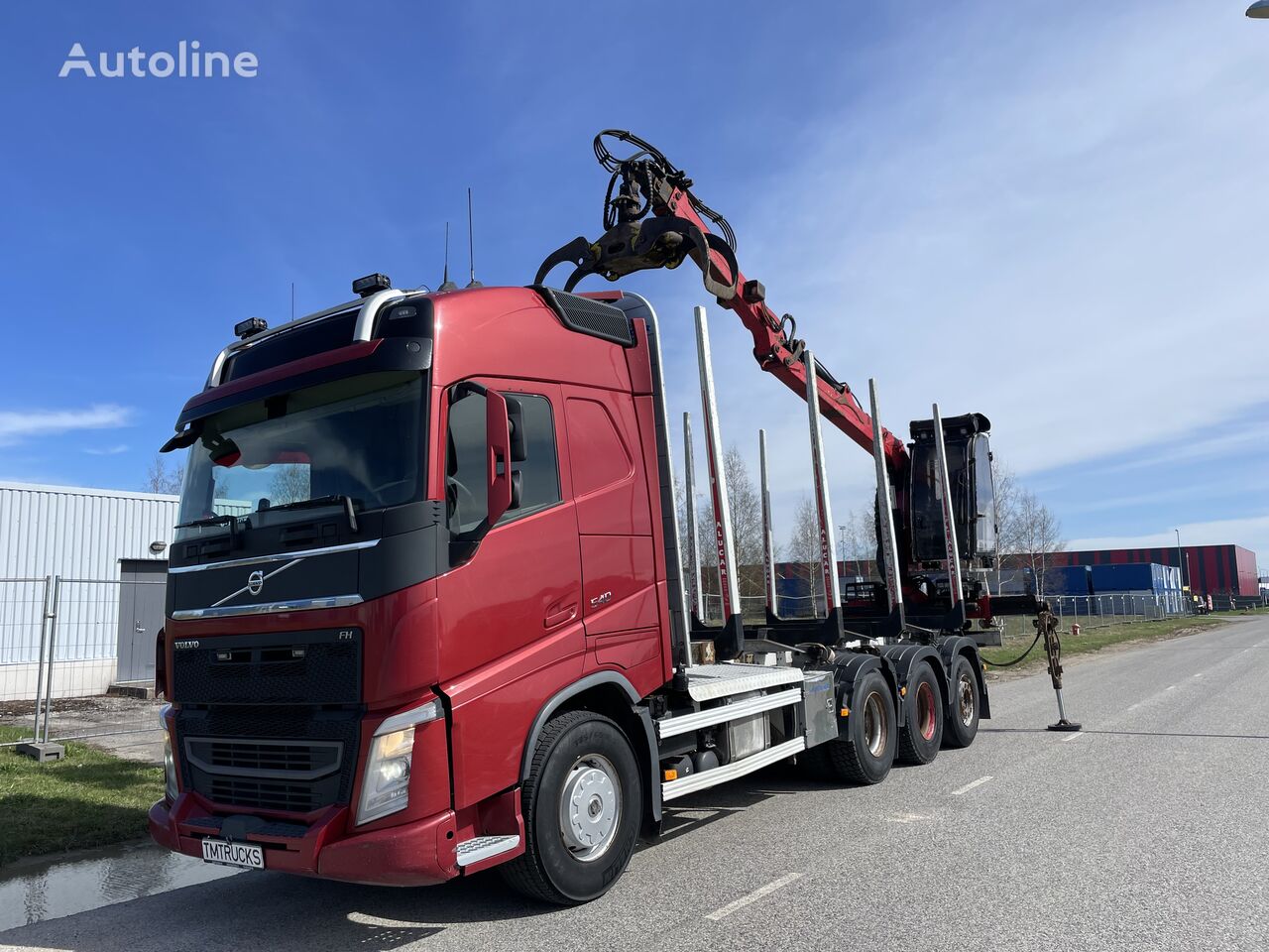 camion trasporto legname Volvo FH13 540 Loglift F96ST