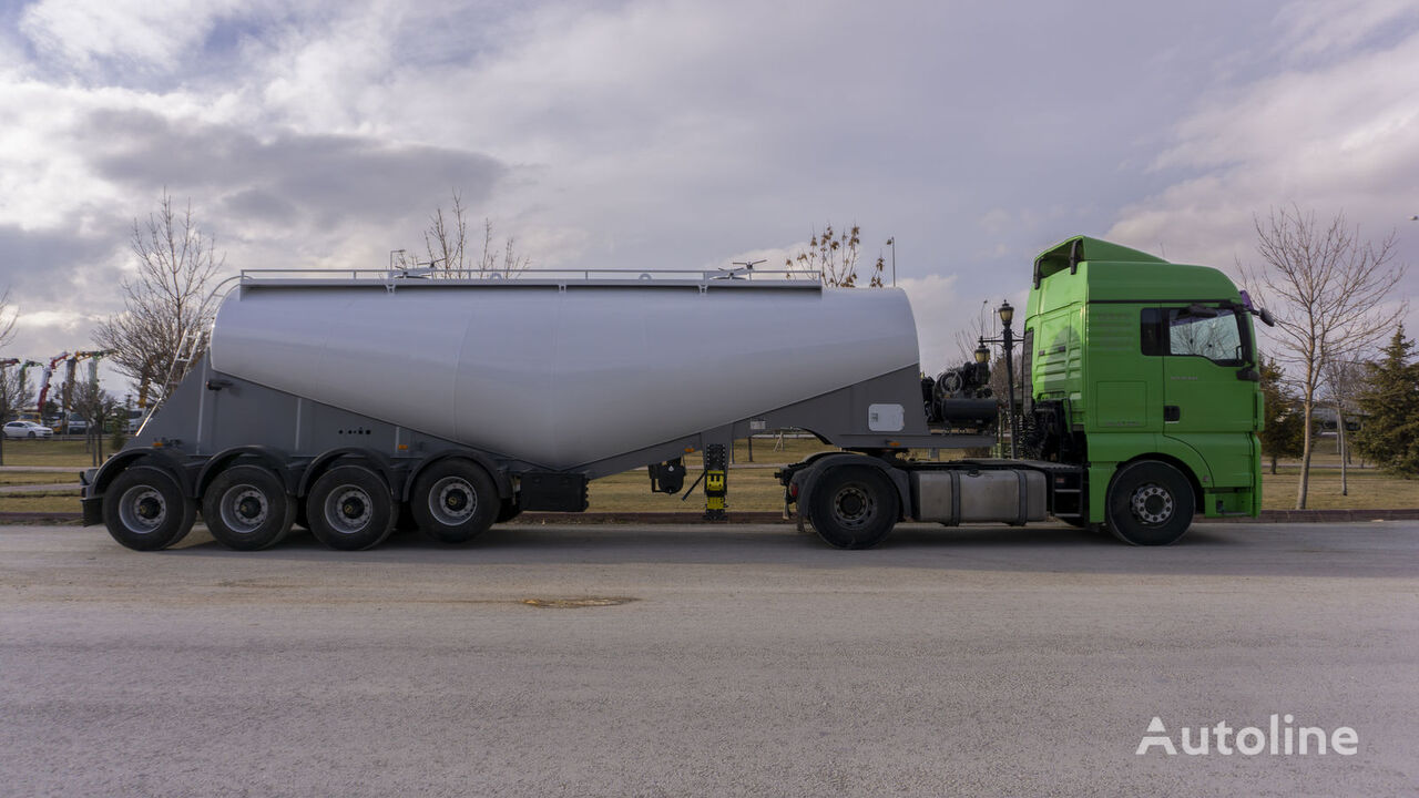 cisterna di cemento Emirsan 2023 4 Axle Cement Tanker Trailer nuova