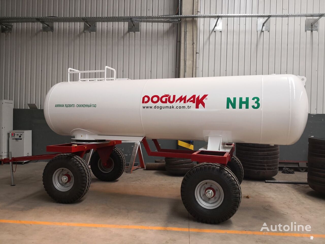 cisterna per gas Doğumak Ammonia fertilizer application Tank (NH3) 5,5 M3 nuova