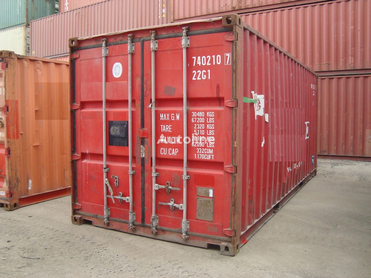 container 10 piedi 20 Fuß Seecontainer ex ANTWERPEN Lagercontainer Frachtcontainer  Standart