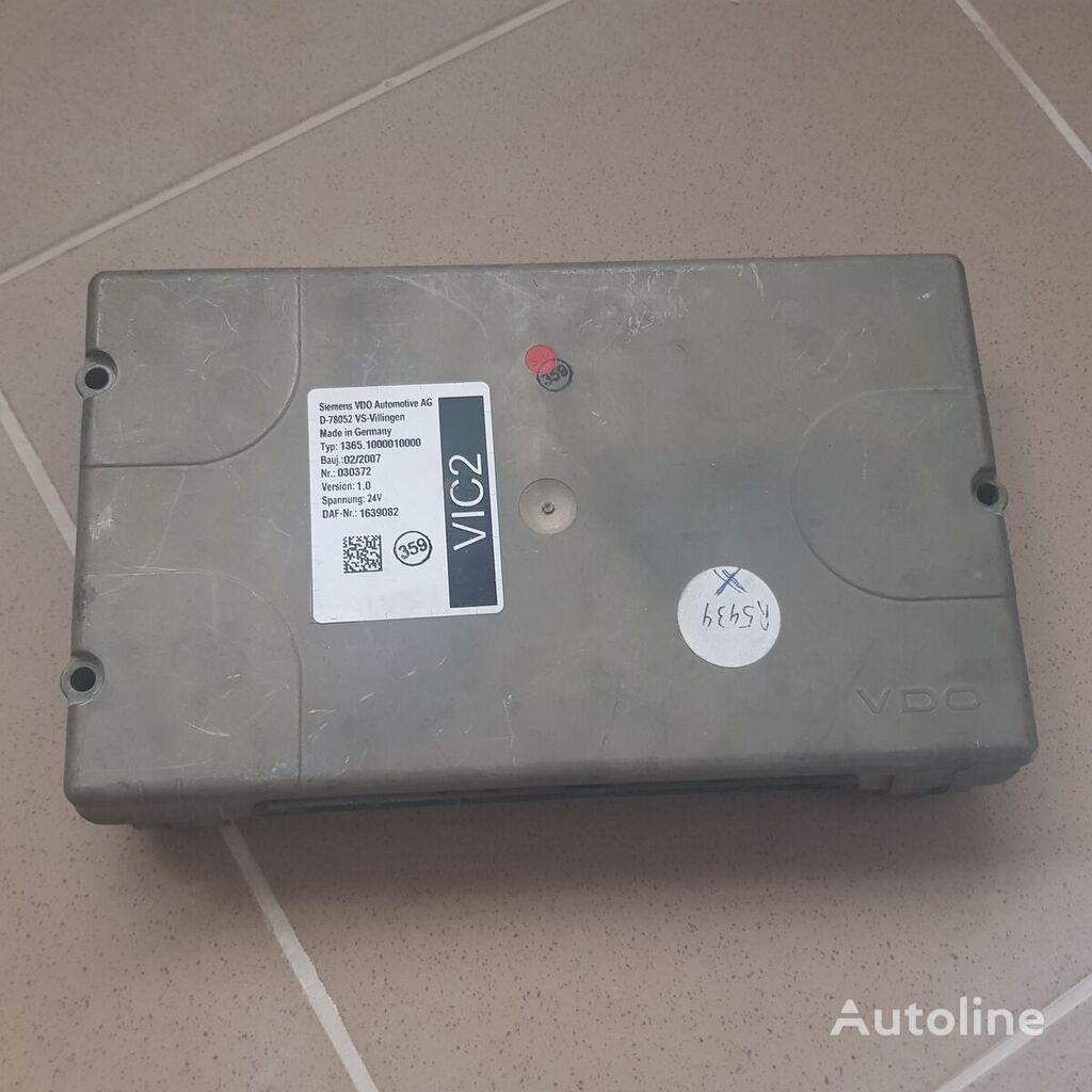 centralina DAF 95XF EURO3, VIC2 electronic control unit 1639082 per trattore stradale DAF 95XF