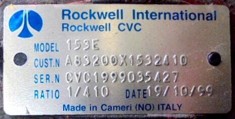 differenziale Rockwell 153E 10X41 per camion IVECO 391E 12.35