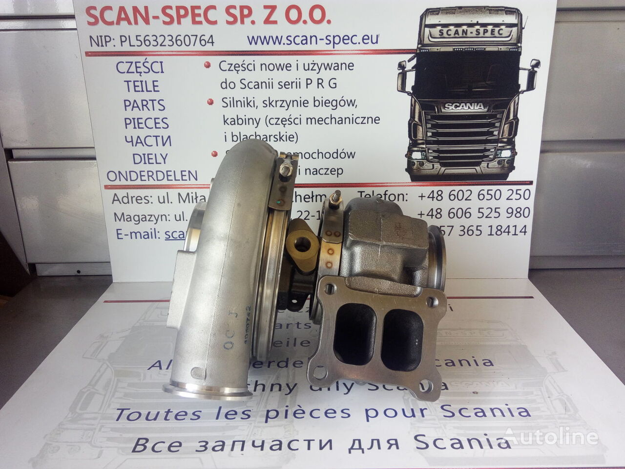 turbocompressore motore Scania HX52 DT12 12/ DT12 17 HOLSET 1534695 per trattore stradale Scania P R G T