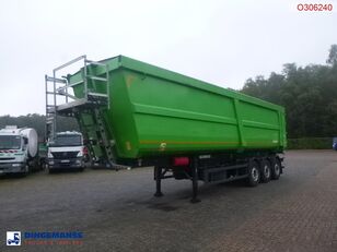 semirimorchio pianale Schmitz Cargobull Tipper trailer steel 58 m3 + tarpaulin