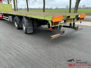 semirimorchio piattaforma Pacton THD 230 2 assen vlakke trailer met stuuras