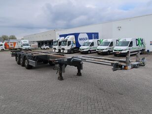 semirimorchio portacontainer D-TEC Flexitrailer 2x20 * 40 * 45 ft, BPW, NL trailer, TUV, TOP!