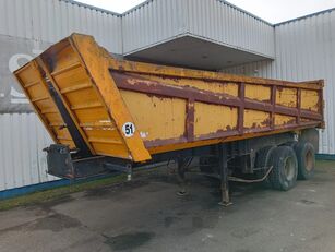 semirimorchio ribaltabile Fruehauf 2 Axle Steel Tipper, 8 tyres , Spring Suspension , Drum Brakes