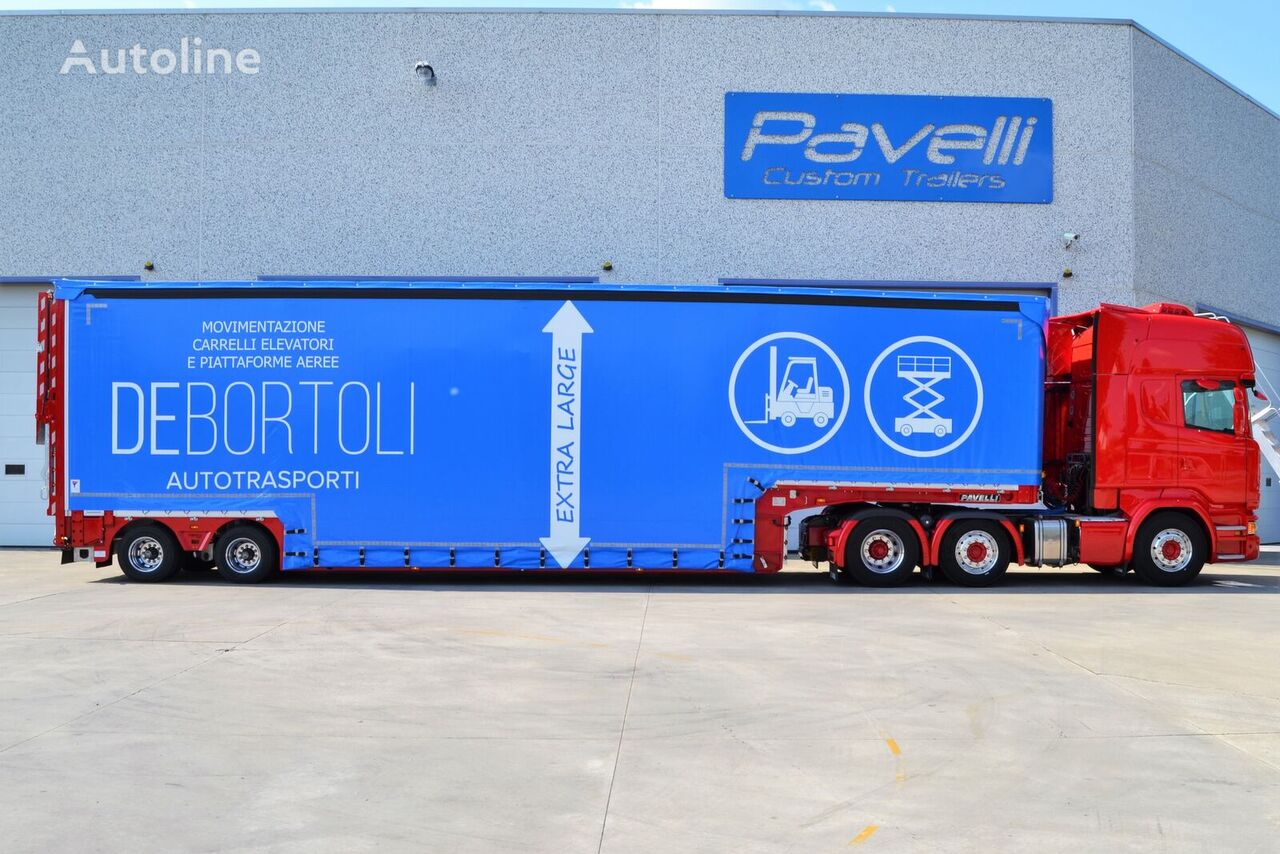 semirimorchio telonato Pavelli CURTAINSIDER nuovo