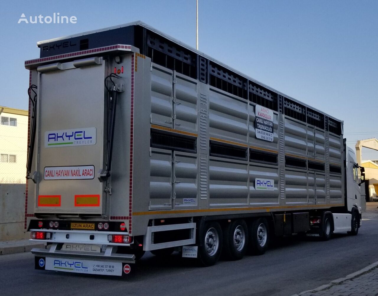 semirimorchio trasporto bestiame Akyel Treyler LVL1 Livestock Semi Trailer  ( double deck ) nuovo