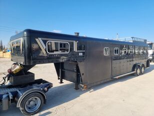 semirimorchio trasporto bestiame HR Trailer - Horse transporter BE trailer - 5 horses + cabine
